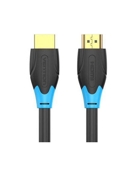 Cablu video Vention, HDMI(T) la HDMI(T), 3m, rezolutie maxima 4K la 60Hz, conectori auriti, cupru, invelis PVC, negru, "AACBI" -