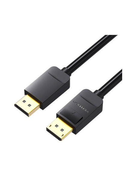 Cablu video Vention, DisplayPort(T) la DisplayPort(T), 1.5m, rezolutie 4K la 60Hz, PVC, negru, "HACBG" - 6922794733282