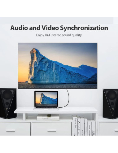 Cablu video Vention, HDMI(T) la HDMI (T), 3m,...