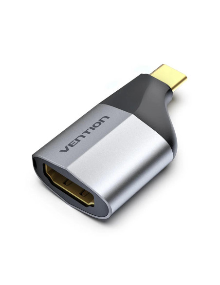 Adaptor video Vention, USB-C (T) la HDMI (M), OTG, rezolutie 4K la 60Hz, gri, "TCAH0" - 6922794742529