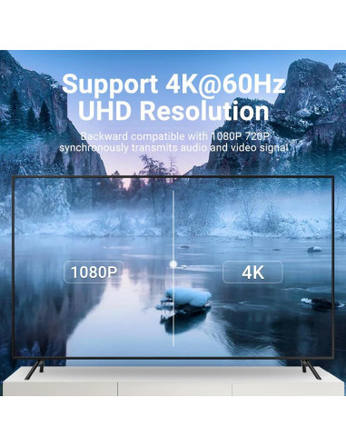 Adaptor video Vention, USB-C (T) la HDMI (M),...