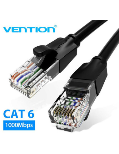 Patch Cord UTP Vention, 15m, Cat 6, RJ-45 (T)...