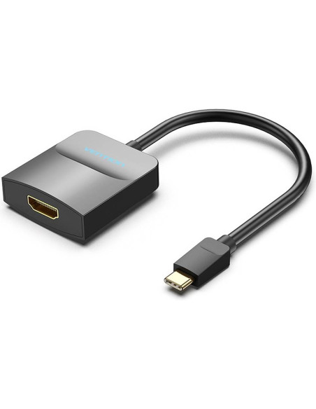 Adaptor video Vention, USB Type-C(T) la HDMI(M), 0.15m, rezolutie maxima 4K la 30Hz, conectori auriti, invelis PVC si ABS, negru