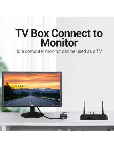 Convertor video Vention, HDMI (M) la RCA (M), switch 1080p/720, alimentare prin miniUSB-B inclus, carcasa metalica, conectori au