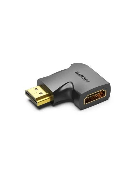 Adaptor video Vention, HDMI(T) la HDMI(M), unghi 270 grade, rezolutie 4K la 60Hz, PVC, negru, "AIQB0" - 6922794747937