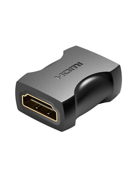 Adaptor video Vention, HDMI(M) la HDMI(M), rezolutie maxima 4K la 60Hz, conectori auriti, cupla, invelis PVC, negru, "AIRB0" - 6