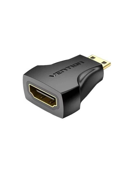 Adaptor video Vention, miniHDMI(T) la HDMI(M), rezolutie 4K la 60Hz, PVC, negru, "AISB0" - 6922794747975