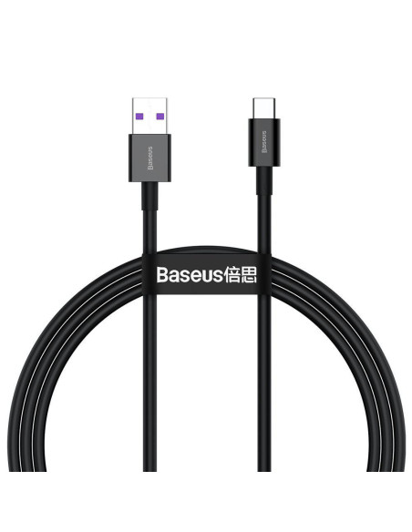 Cabluri periferice BASEUS Cablu Baseus Type-C 66W, 1m, negru