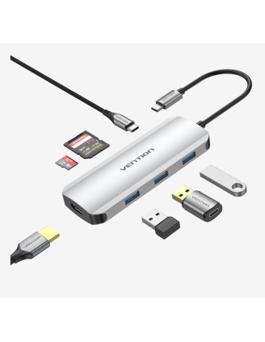 Docking Station Vention,HDMI(M), 3xUSB 3.2...