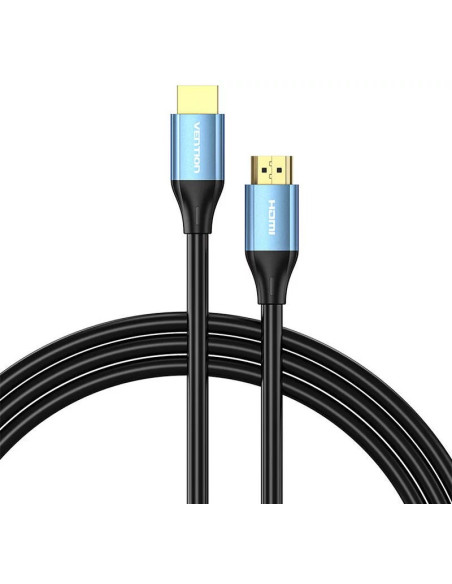 Cablu video Vention, HDMI (T) la HDMI (T), 5m, rezolutie 4K@ la 30Hz, conectori auriti, albastru, "ALHSJ" - 6922794768116