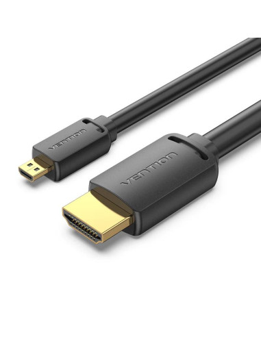 Cablu video Vention, microHDMI(T) la HDMI(T),...