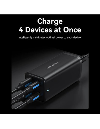 Alimentator retea Vention, 2 x USB-C...