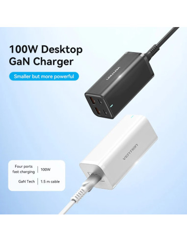 Alimentator retea Vention, 2 x USB-C...