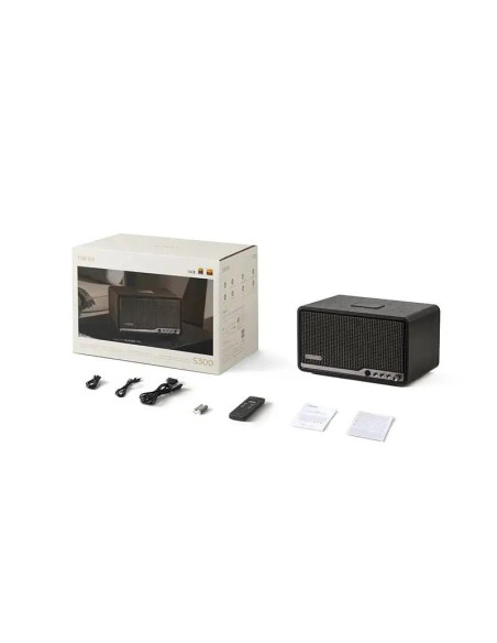 BOXE EDIFIER desktop bluetooth, RMS: 80W (2 x 15W, 1 x 50W), Bluetooth 5.4, AUX, Wi-Fi, USB-C, black, "S300-BK"