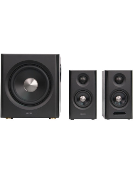 BOXE EDIFIER 2.1, RMS: 150W (2 x 25W, 2 x 15W, 1 x 70W), bluetooth v6.0, telecomanda wireless, volum, bass, treble, Coax/Optical