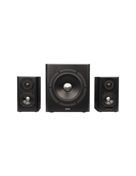 BOXE EDIFIER 2.1, RMS: 150W (2 x 25W, 2 x 15W, 1 x 70W), bluetooth v6.0, telecomanda wireless, volum, bass, treble, Coax/Optical