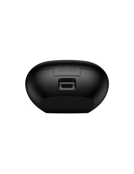 CASTI Edifier, wireless, intraauriculare - butoni, pt smartphone, microfon pe casca, conectare prin Bluetooth 5.4, negru, USB-C,