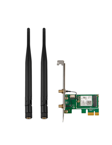 ADAPTOR RETEA Tenda AX3000 + bluetooth 5.0, intern wireless dual band, 3000 Mbps, antena externa x 2, Wi-Fi 6 "E30"