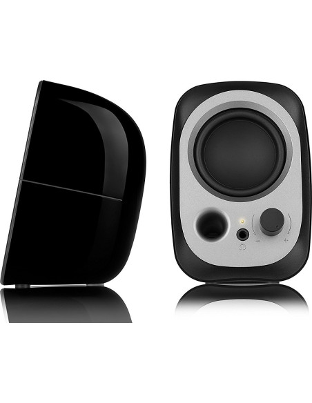BOXE EDIFIER 2.0, RMS: 4W (2 x 2W), bass reflex port, USB power, black, "R12U"