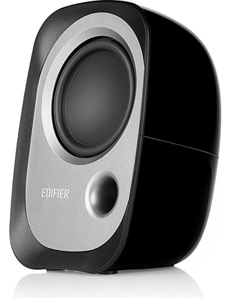 BOXE EDIFIER 2.0, RMS: 4W (2 x 2W), bass reflex port, USB power, black, "R12U"