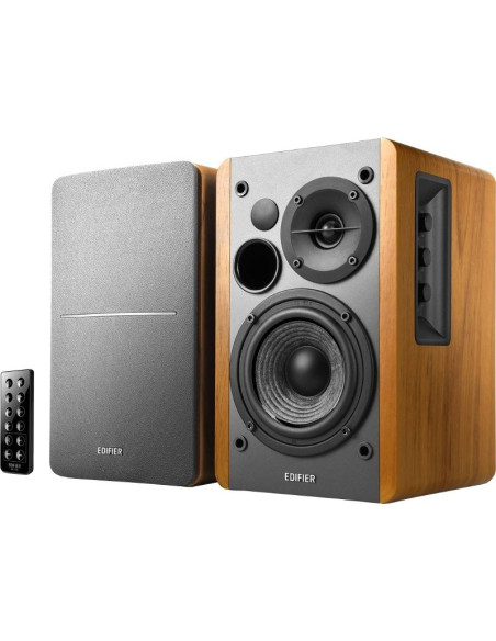 BOXE EDIFIER 2.0, RMS: 42W (2 x 21W), bluetooth, telecomanda wireless, volum, bass, treble, optical, brown, "R1280DBb"
