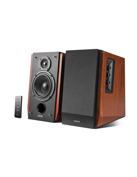 BOXE EDIFIER 2.0, RMS: 66W (2 x 15W, 2 x 18W), bluetooth, telecomanda wireless, volum, bass, treble, dual RCA, brown, "R1700BT-B