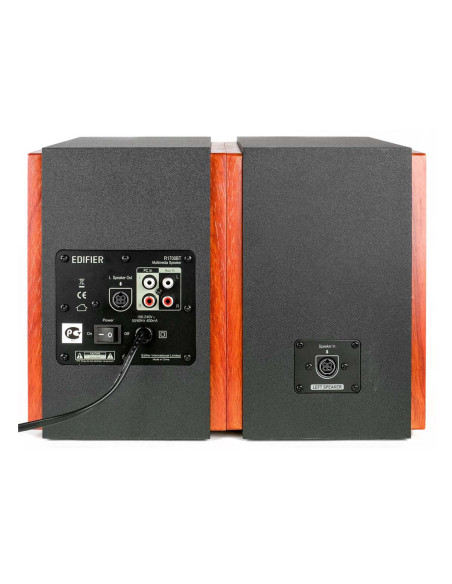 BOXE EDIFIER 2.0, RMS: 66W (2 x 15W, 2 x 18W), bluetooth, telecomanda wireless, volum, bass, treble, dual RCA, brown, "R1700BT-B