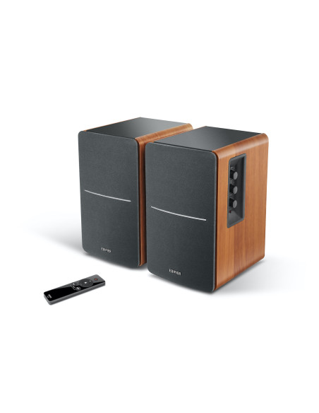 BOXE EDIFIER 2.0, RMS: 42W (2 x 21W), telecomanda wireless, volum, bass, treble, sub-out, brown, "R1280TS-BR"