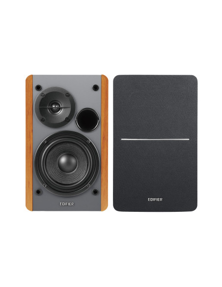 BOXE EDIFIER 2.0, RMS: 42W (2 x 21W), telecomanda wireless, volum, bass, treble, sub-out, brown, "R1280TS-BR"
