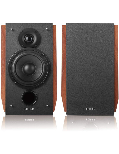 BOXE EDIFIER 2.0, RMS: 66W (2 x 15W, 2 x 18W), bluetooth, telecomanda wireless, volum, bass, treble, dual RCA, sub-out, brown, "