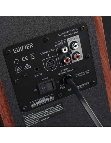 BOXE EDIFIER 2.0, RMS: 66W (2 x 15W, 2 x 18W),...