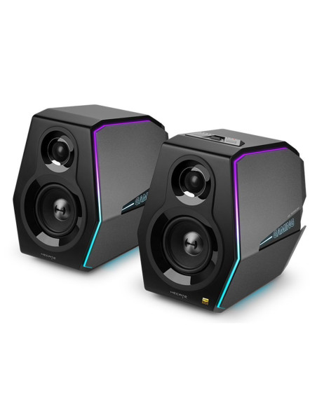 BOXE EDIFIER Gaming 2.0,RMS:88W (2x12W, 2x32W),bass 4",ctr vol, BT/USB/AUX/Optical/Coaxial,sound mode:Music/Game/Movie,11xLED RG