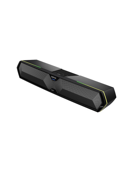 BOXE EDIFIER Gaming desktop, RMS: 5W (2.5W + 2.5W), Bluetooth 5.3, USB-A, RGB, sound card/ mic, dim. 485x70x80mm, black, "MG300-