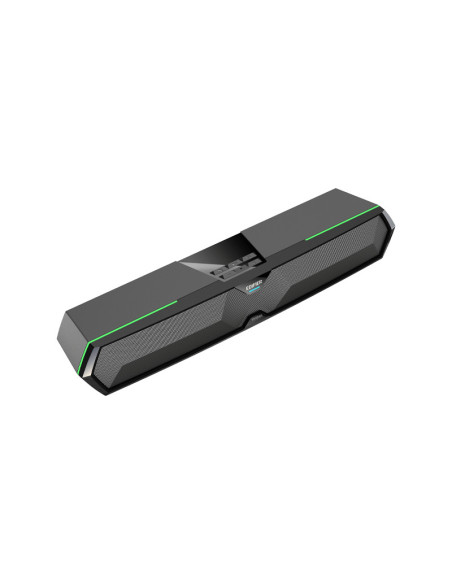 BOXE EDIFIER Gaming desktop, RMS: 5W (2.5W + 2.5W), Bluetooth 5.3, USB-A, RGB, sound card/ mic, dim. 485x70x80mm, black, "MG300-