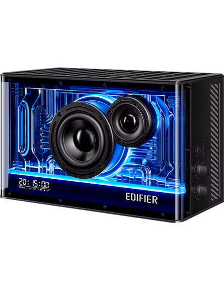 BOXE EDIFIER Gaming desktop, RMS: 40W, Bluetooth 5.3, USB-C, USB-A, AUX, EQs preset 3 moduri, RGB 7 culori, GaN charger 35W, bla