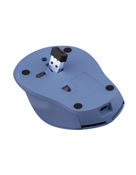 Mouse TRUST Mouse Trust Zaya reincarcabil, albastru