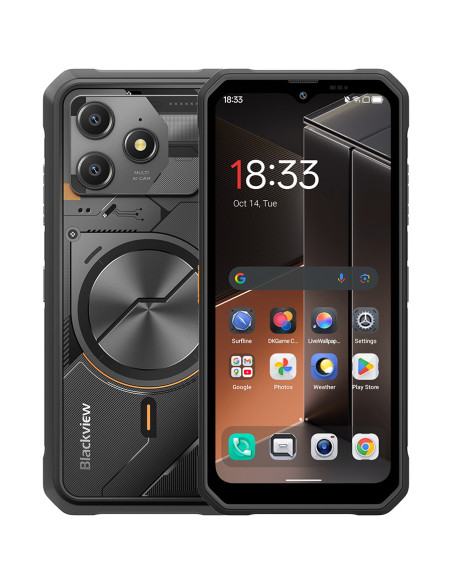 Blackview FORT100 LTE 6.56-inch HD+ 1612x720 90Hz 8+128GB MT Helio G81 Octa-Core 2.0GHz 13MP Front 16MP Rear NFC MIL-STD-810H 50