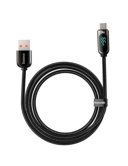 CABLU alimentare si date Baseus, Dynamic Fast Charging Data Cable pt. smartphone, USB (T) la USB Type-C (T), 66W, braided, 2m, n