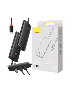 HUB extern Baseus Lite, porturi USB: USB 3.0 x 4,...