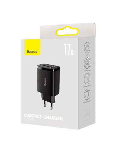 INCARCATOR retea Baseus Compact, Fast Charge...