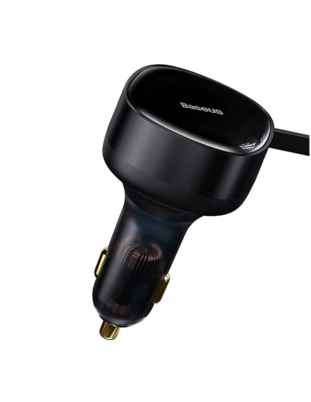 INCARCATOR auto Baseus Enjoyment,cablu inclus max 75cm,1 x USB Type-C(T) max 5V/3A 30W,1x Lightning 5V/3A total output 25 cm,pt.
