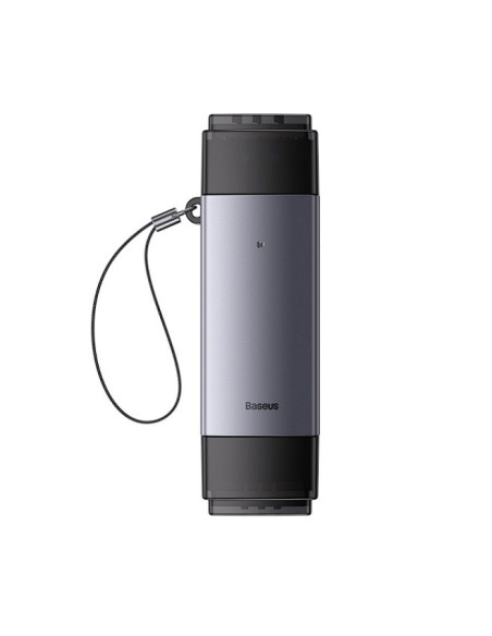 CARD READER extern Baseus Lite,interfata USB 3.0/USB Type-C,citeste/scrie:SD,microSD viteza pana la 480Mbps,suporta carduri maxi