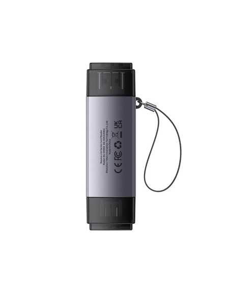 CARD READER extern Baseus Lite,interfata USB 3.0/USB Type-C,citeste/scrie:SD,microSD viteza pana la 480Mbps,suporta carduri maxi