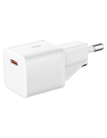 INCARCATOR retea Baseus, GaN5 Fast Charger mini 20W, 1 x USB Type-C 5V/3A, alb "CCGN050102" - 6932172625320