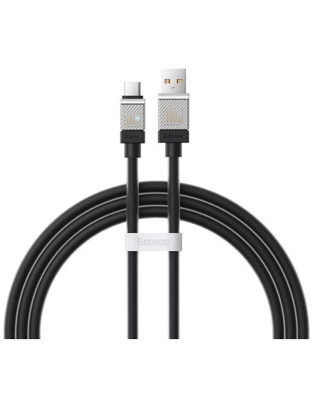 CABLU alimentare si date Baseus, Fast Charging Data Cable pt. smartphone, USB (T) la USB Type-C (T), 100W, 1m, negru, "CAKW00060