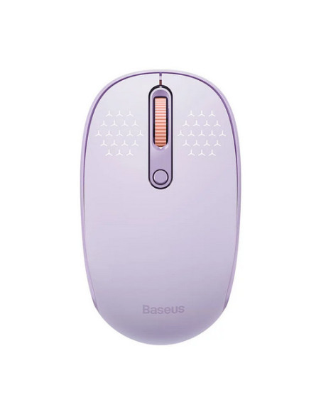 MOUSE Baseus PC sau NB wireless, 2.4GHz si Bluetooth, optic, 800/ 1200/1600 dpi,butoane/scroll 3/1, mov,"B01055503513-00" - 6932