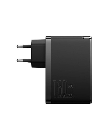 INCARCATOR RETEA Baseus GaN5 Pro Digital,Quick Charge 160W,2xUSB Type-C Output 5V/3A,1xUSB,(include cablu USB Type-C la USB Type