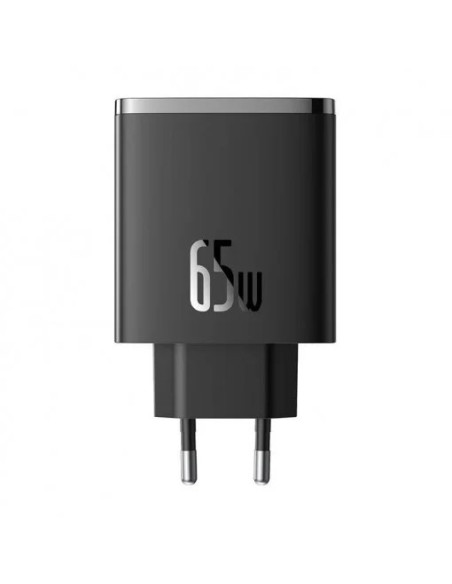 INCARCATOR RETEA Baseus Cube Pro, Quick Charge 65W, 2 x USB Type-C Output 5V/3A, 1 x USB, negru "P10152301113-00" - 693217264147