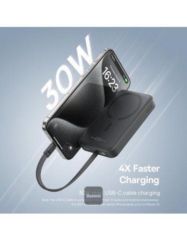 POWER BANK Baseus Magnetic Mini Wireless,...