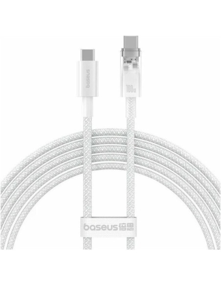 CABLU alimentare si date Baseus,Explorer Smart Temperature Control,Fast Charging pt smartphone,USB Type-C(T) la USB Type-C(T),10